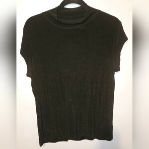 Chico’s Travelers Sleeveless Black Blouse